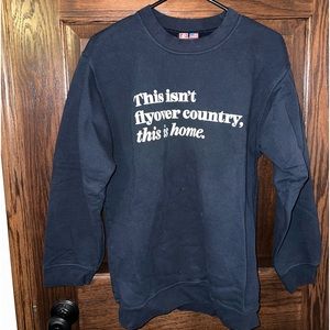 Navy blue crewneck